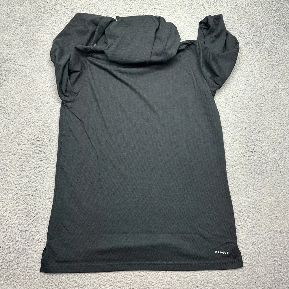 Nike CN5984-010 Youth XL Dri-Fit Breathe Kids' Hoodie L/S Graphic Pullover Shirt